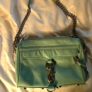 Cute small mint Rebecca Minkoff crossbody.